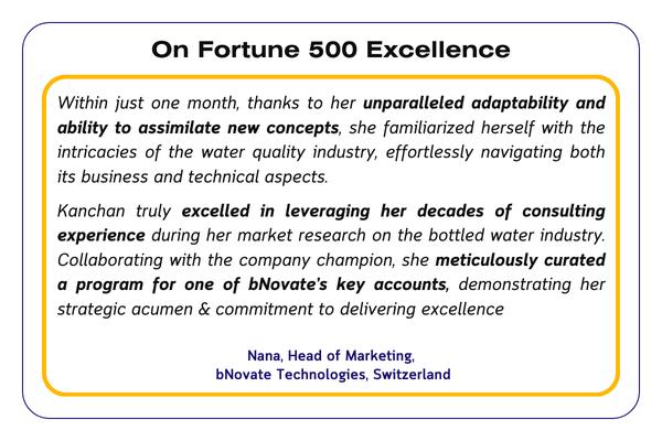 Fortune 500 Testimonial 1